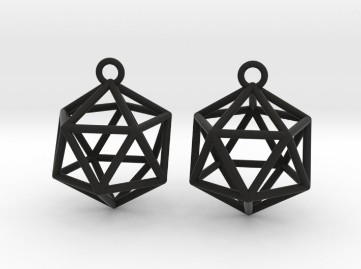 Icosahedron Earrings (Nylon)