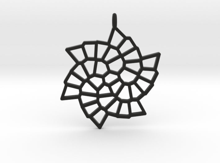 Fibonacci Snowflake Pendant (Nylon) – Hanusa Design