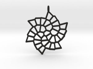 Fibonacci Snowflake Pendant (Nylon)