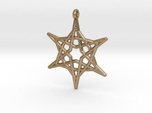 Load image into Gallery viewer, Hex Star Pendant (Steel) - Hanusa Design
