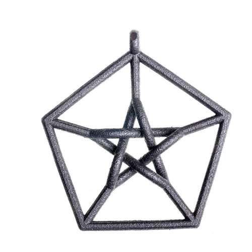 Petersen Graph Pendant (Steel) - Hanusa Design